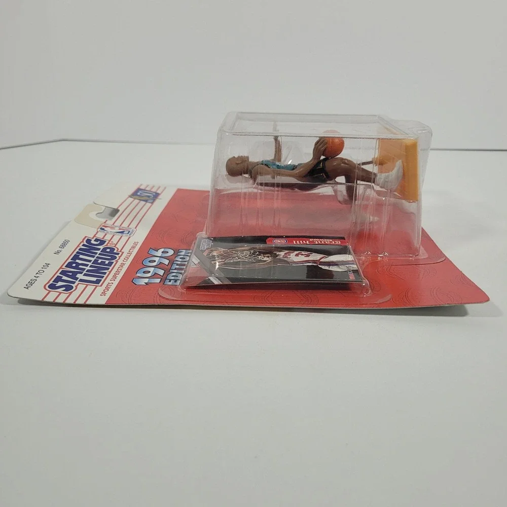 Starting Lineup 1996 Grant Hill Detroit Pistons Figure with Card NBA 50 Kenner